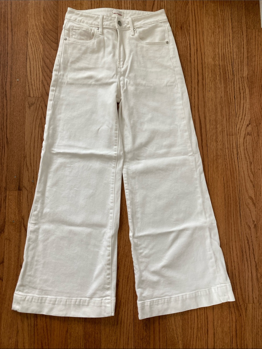 DRIFTWOOD White Wide-Leg Jeans